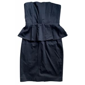 Alice+Olivia Tube Top Black Dress Size Small